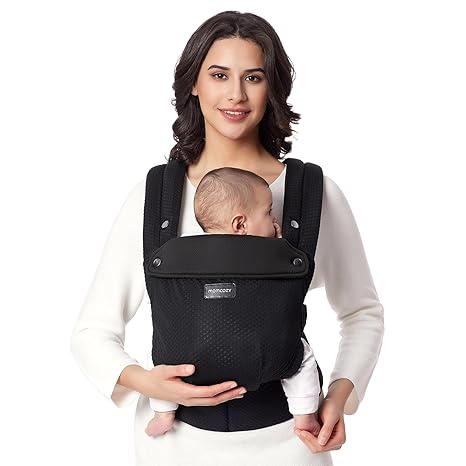 Breathable mesh baby carriers are suitable for babies weighing 7-44 pounds
