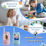 Kids Video Walkie Talkies 2-Pack | Rechargeable Handheld Video Intercom for Indoor & Outdoor Play