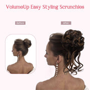 2-piece messy bun wig, available in multiple colors