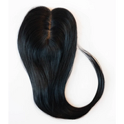 Real Human Hair Silk Base Hair Topper with Clip – Natural, Luxurious, Effortless Confidence