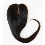 Real Human Hair Silk Base Hair Topper with Clip – Natural, Luxurious, Effortless Confidence