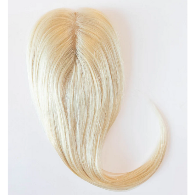 Real Human Hair Silk Base Hair Topper with Clip – Natural, Luxurious, Effortless Confidence
