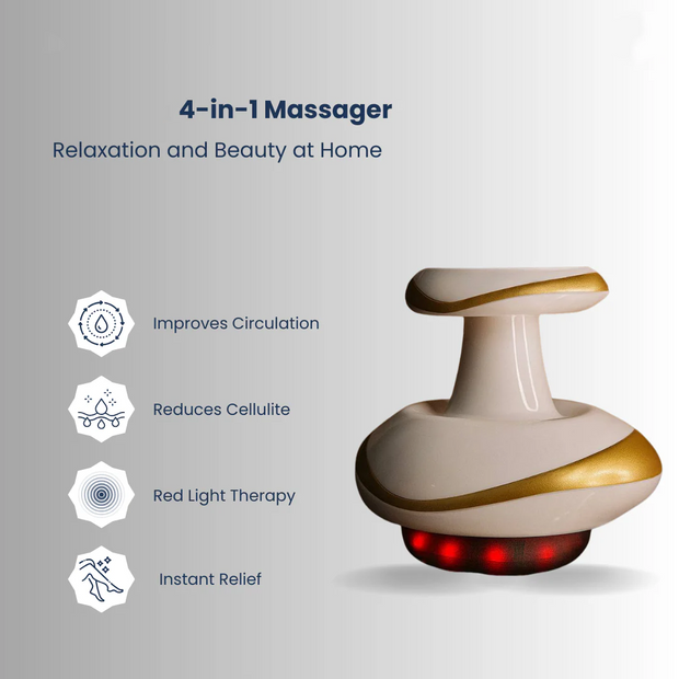 Advanced Skin Massager - 5-in-1 Sculpting & Firming Device with Red Light Therapy